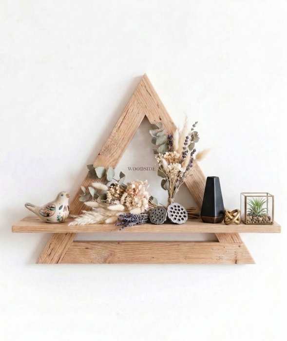 Hanah Home R-Raf358 Estantería de madera natural